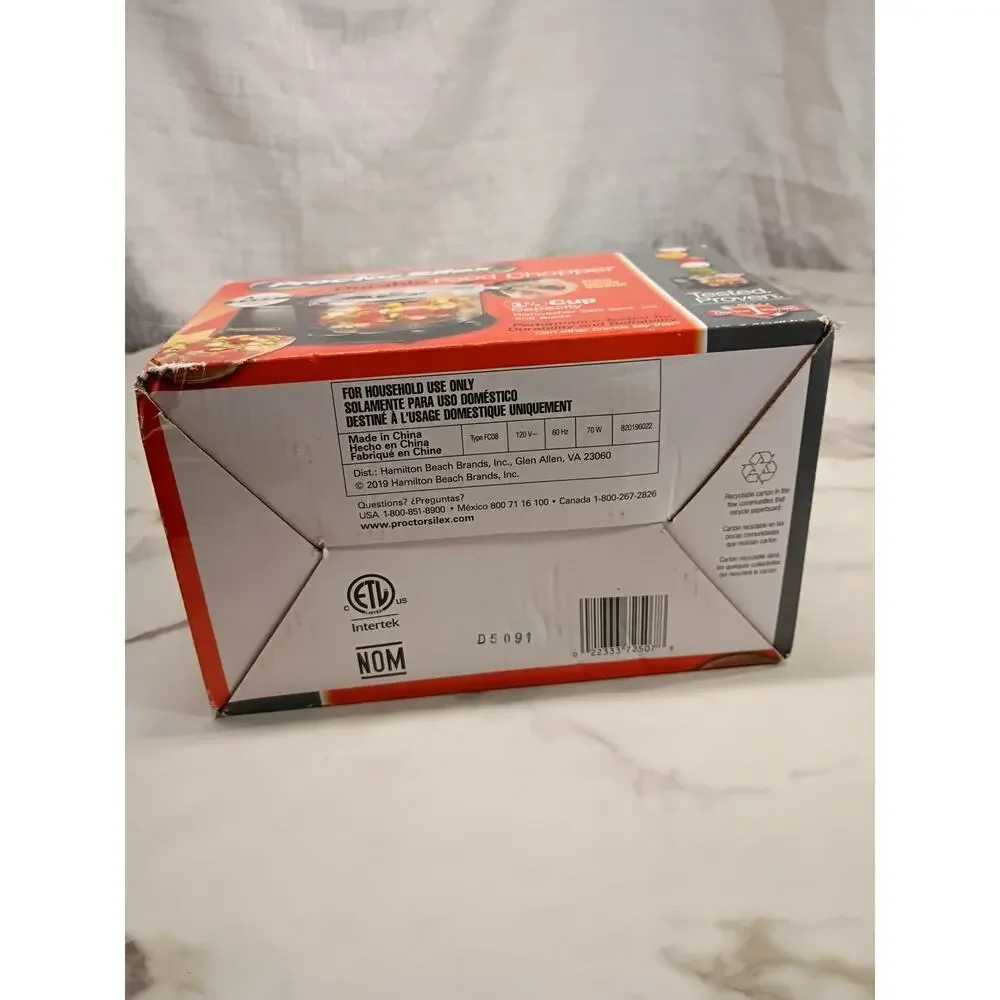 Proctor Silex 72507 1.5 Cup Food Chopper New